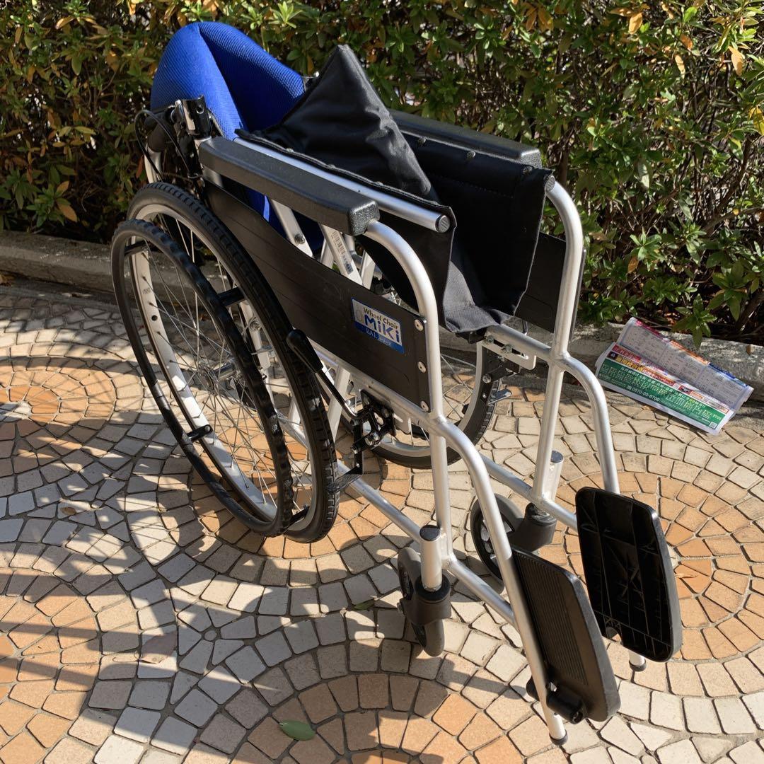 にこにこ　①MIKI　BAL-1　自走介助兼用　車椅子　ノーパンクタイヤ