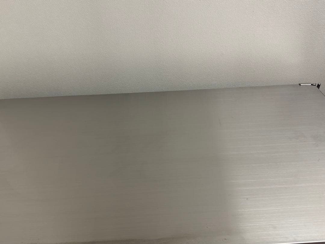 無印良品　ステンレスユニットシェルフ　ワイド＋ステンレス板１枚