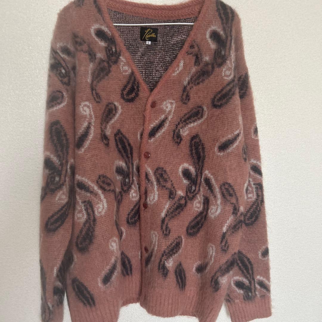Needles ペイズリー柄 カーディガン L