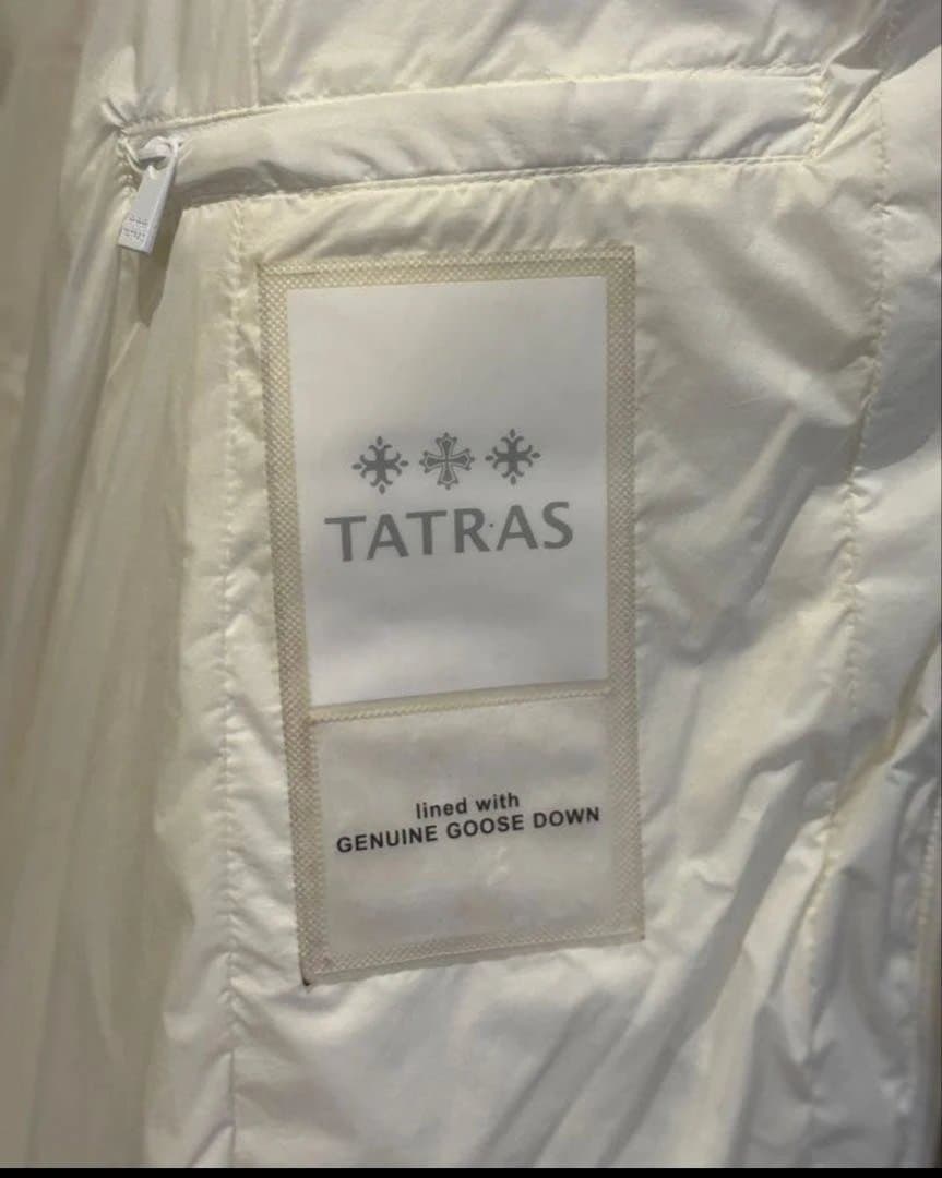 【ちぃくろ】TATRAS ホワイトダウンコート KERK