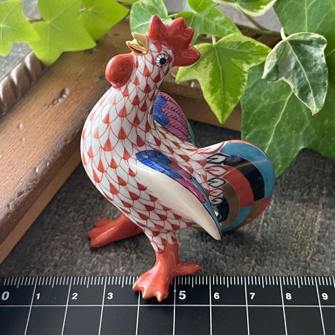 HEREND ゾディアック　十二支フィギュリン　赤　2005年 トリ