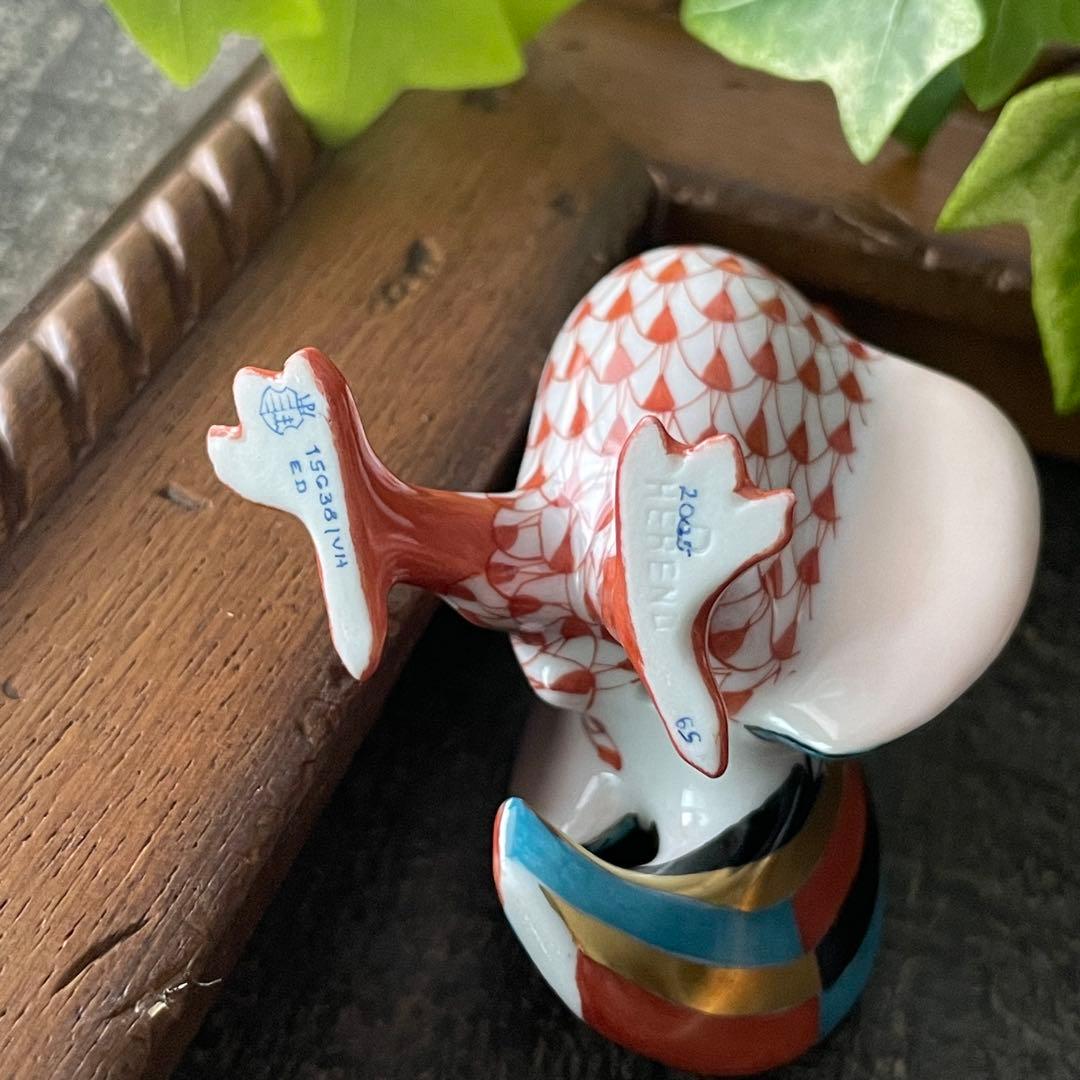 HEREND ゾディアック　十二支フィギュリン　赤　2005年 トリ