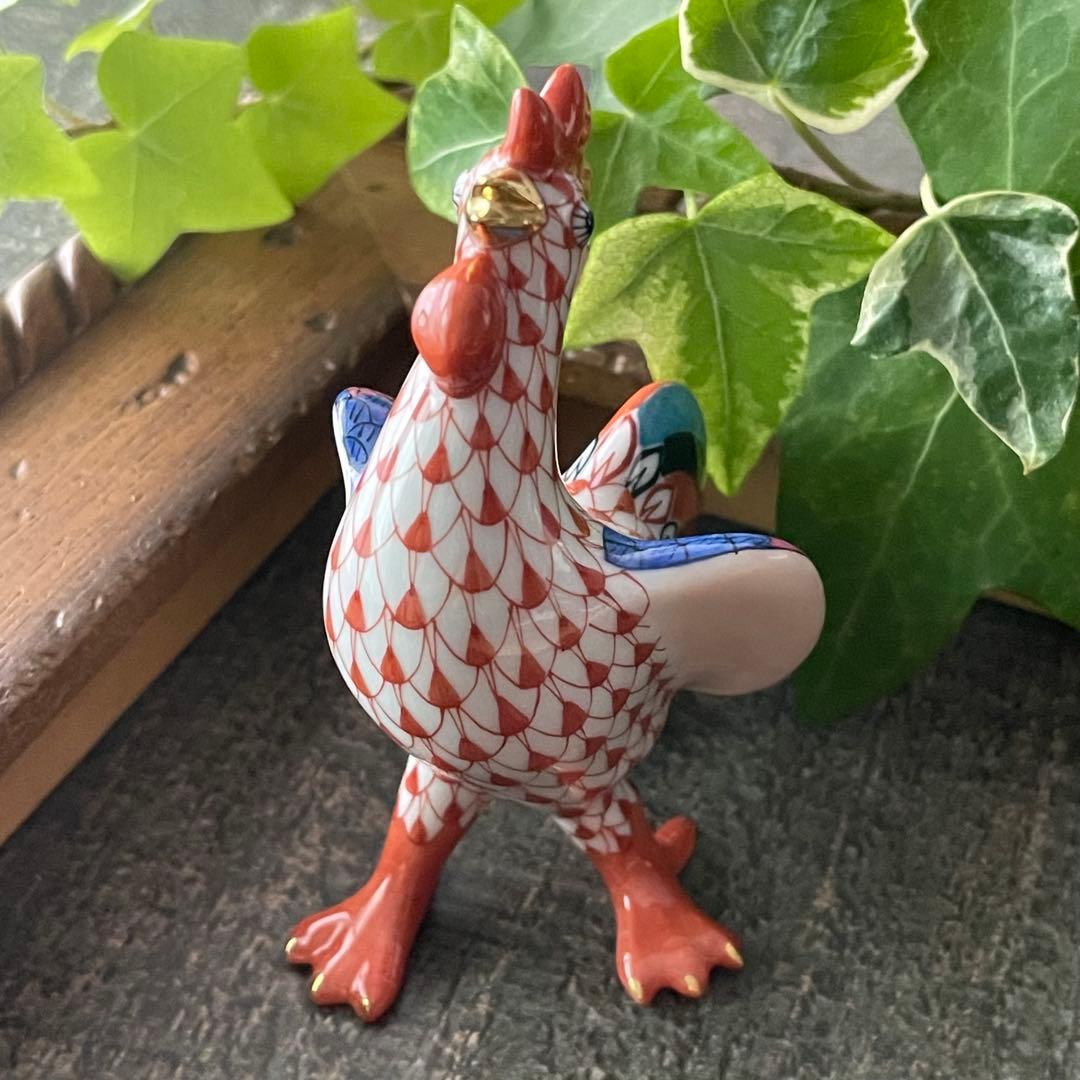 HEREND ゾディアック　十二支フィギュリン　赤　2005年 トリ