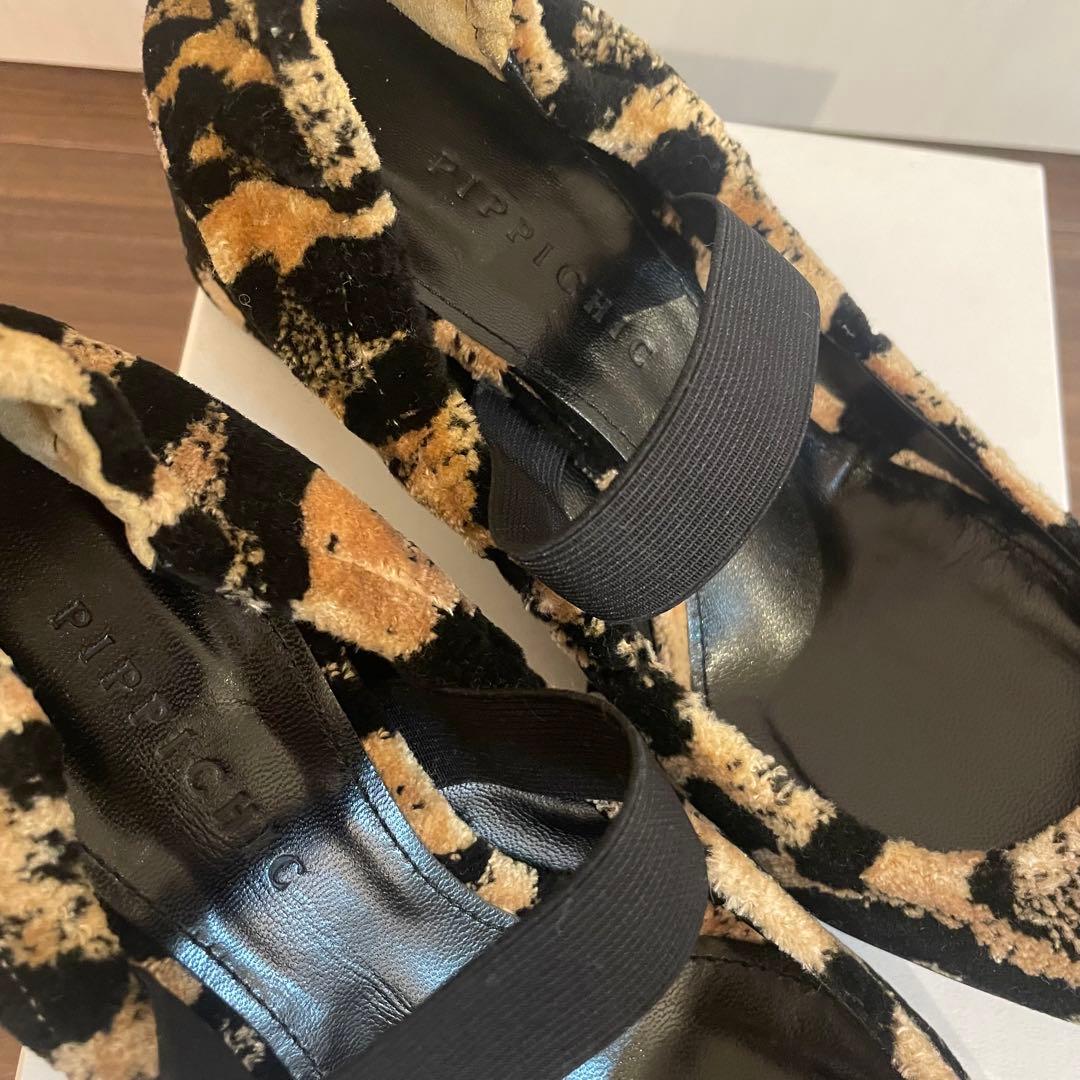 PurplepearPIPPICHIC レオパードパンプス