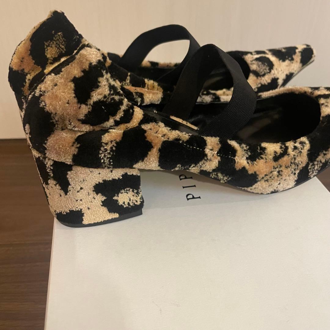 PurplepearPIPPICHIC レオパードパンプス