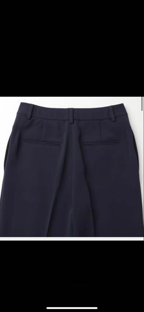 プラステ　PLST トリアセブレンド　パンツスーツ　Mサイズ　ネイビー