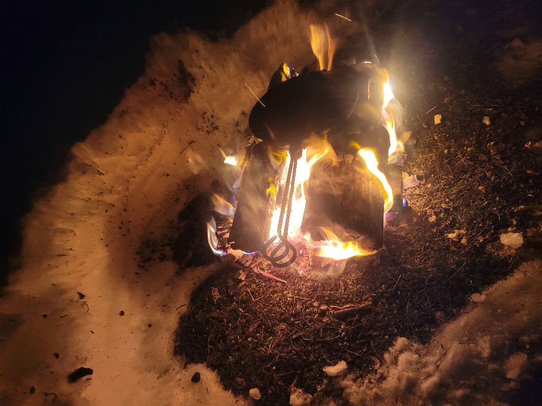 1920年代 スウェーデン 鋳鉄ワッフルメーカー Husqvarna