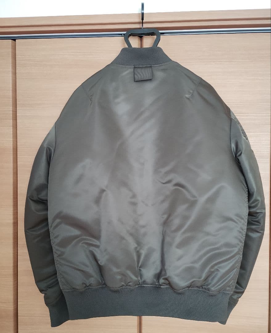 ハイブリッドダウンオーバーサイズMA-1ブルゾン【L】