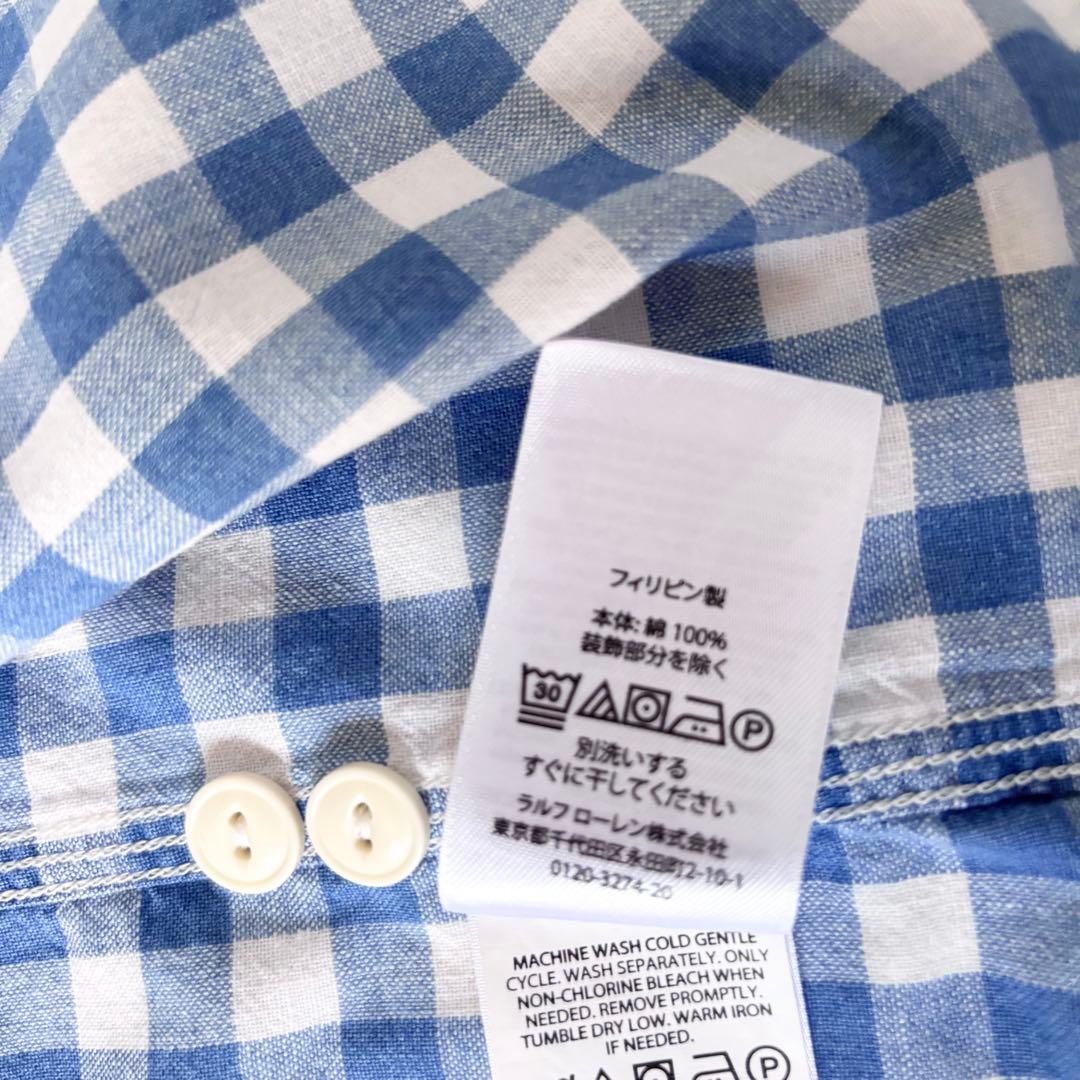 ポロカントリー 復刻 長袖チェックシャツ RRL