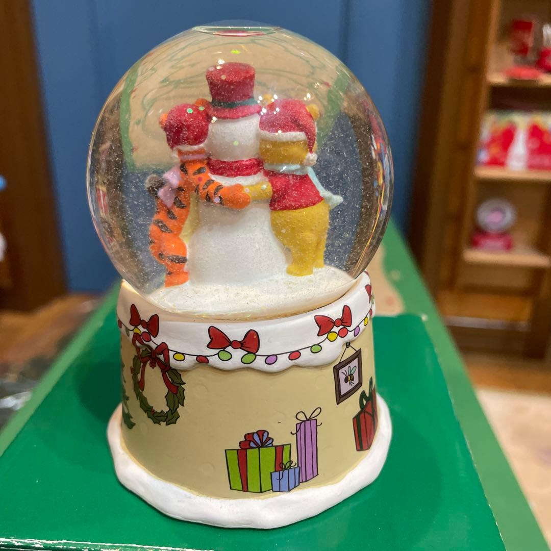 くまのプーさん クリスマス 森のおうちと大きなツリー　リース　スノーグローブ