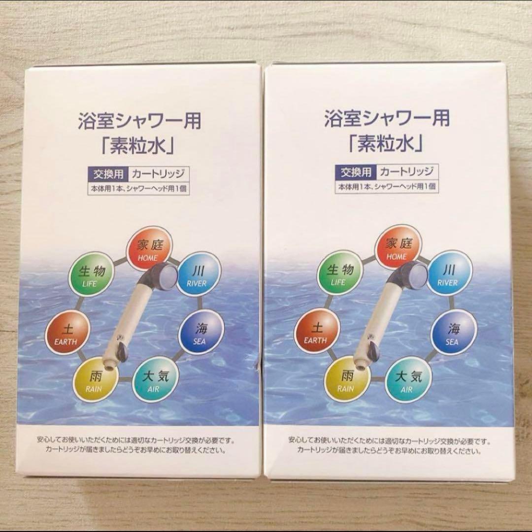 フリーサイエンス 浴室シャワー　カートリッジ 2個セット　素粒水