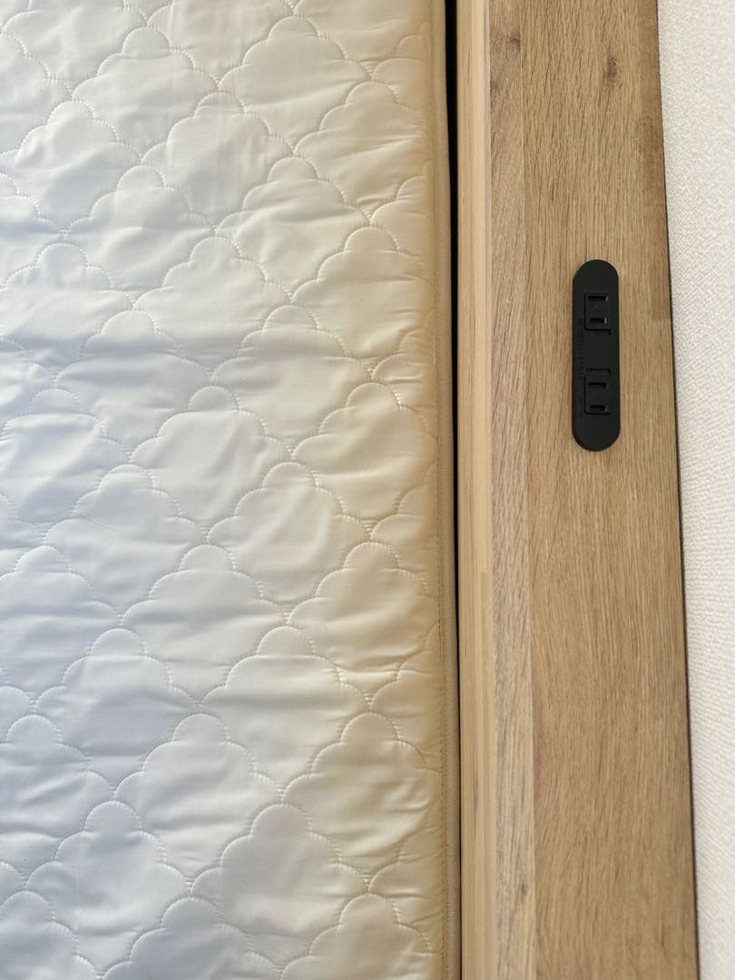 シングルベッドフレーム 木製 マットレス付き