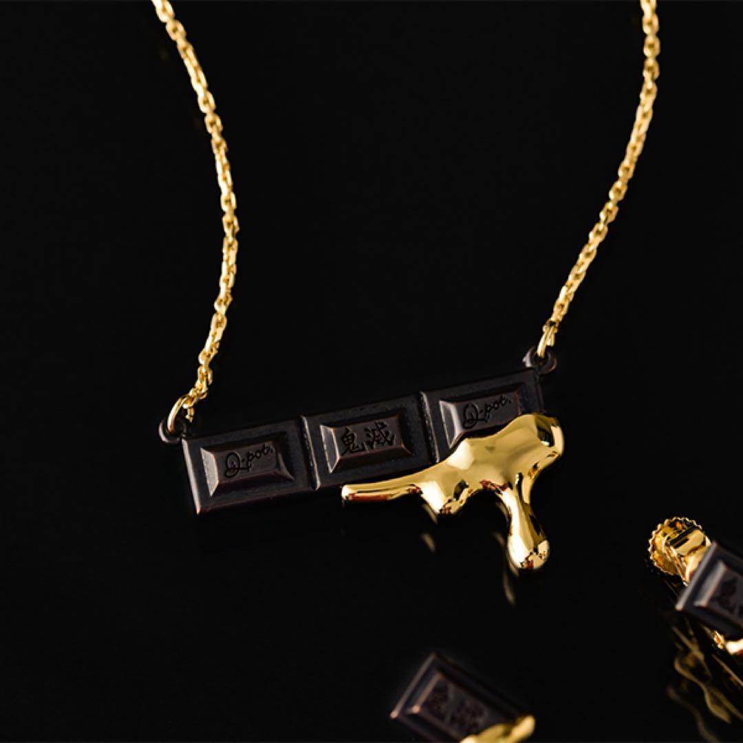 Q-pot.×鬼滅の刃 惡鬼滅殺ちよこれいと〈ネックレス〉