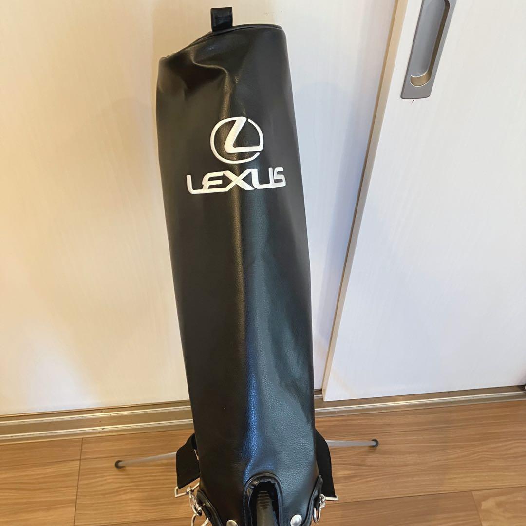 未使用品　レクサス　Lexus ゴルフキャディバッグ　セルフスタンド練習用バッグ