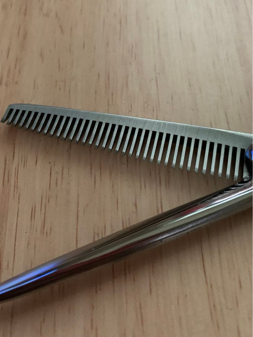 研ぎ済　美品　OK REG セニングシザー 35目