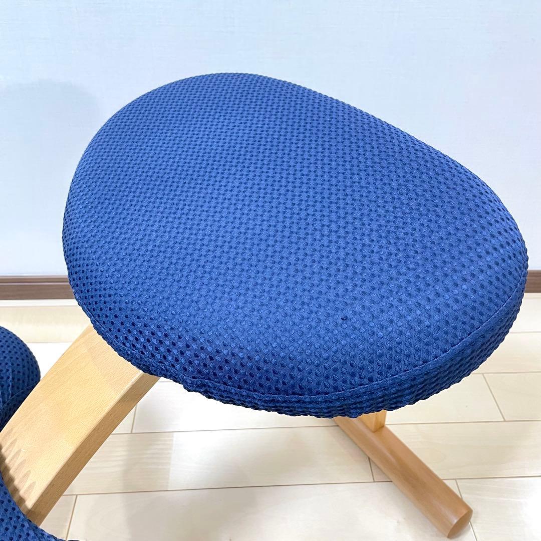 バランスラボ バランスチェア バランスイージー ネイビー 中古品 サカモトハウス