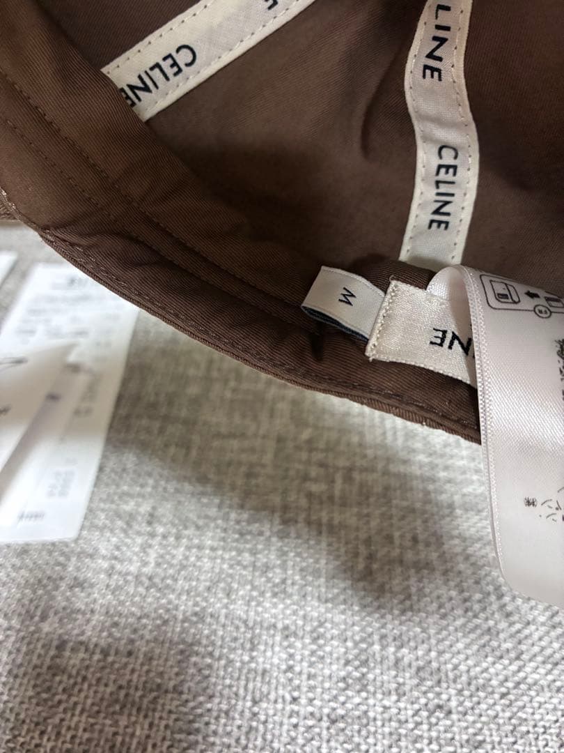 CELINE⭐︎セリーヌ　ブラウンベースボールキャップ サイズM
