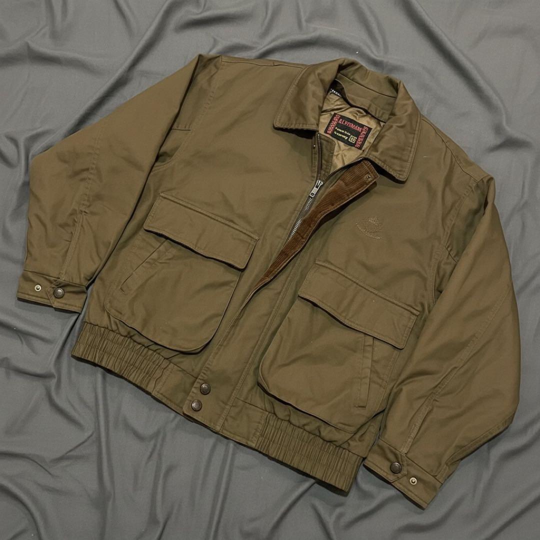 田*中様 ALZEO CLUB 中綿 ボンバージャケット ブルゾン カーキ 短丈