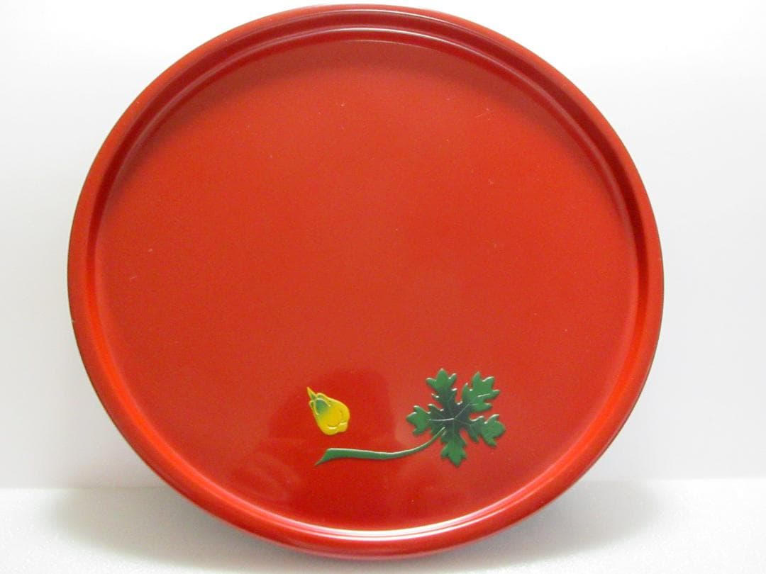 【美品】琉球漆器 菓子器 銘々皿 茶托 丸盆 計12点まとめて / 沖縄伝統工芸