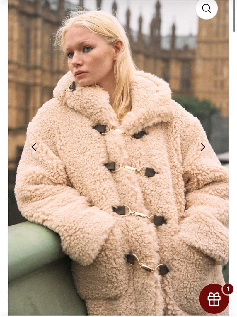 THE TOE Trafalgar boa coat ボアコート プードル