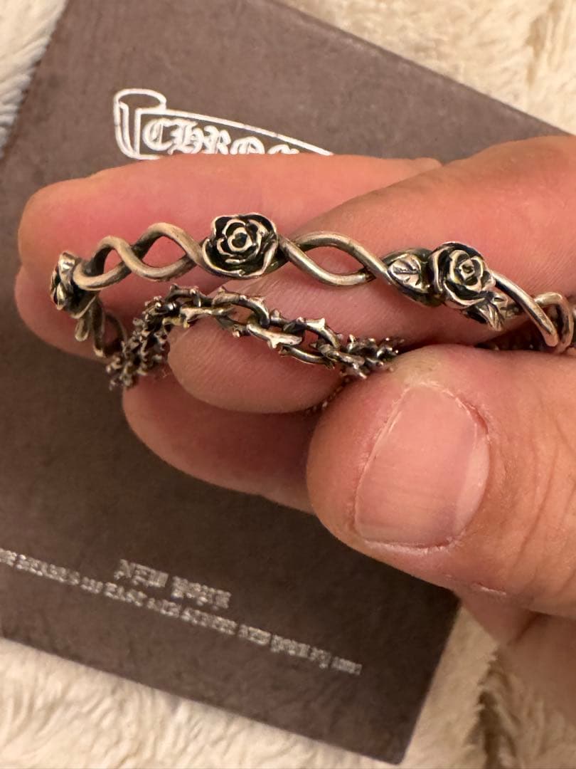 ディールデザイン　シルバー925 バラブレスレット