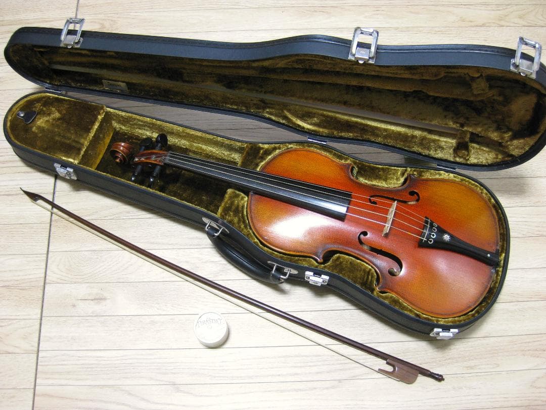 【希少裏板彫刻】 J.B.ルジェリラベル バイオリン 4/4 バロック仕様