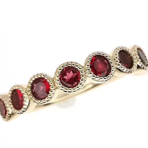 パーセルジュエリー K10 スピネル リング ミルシェノン