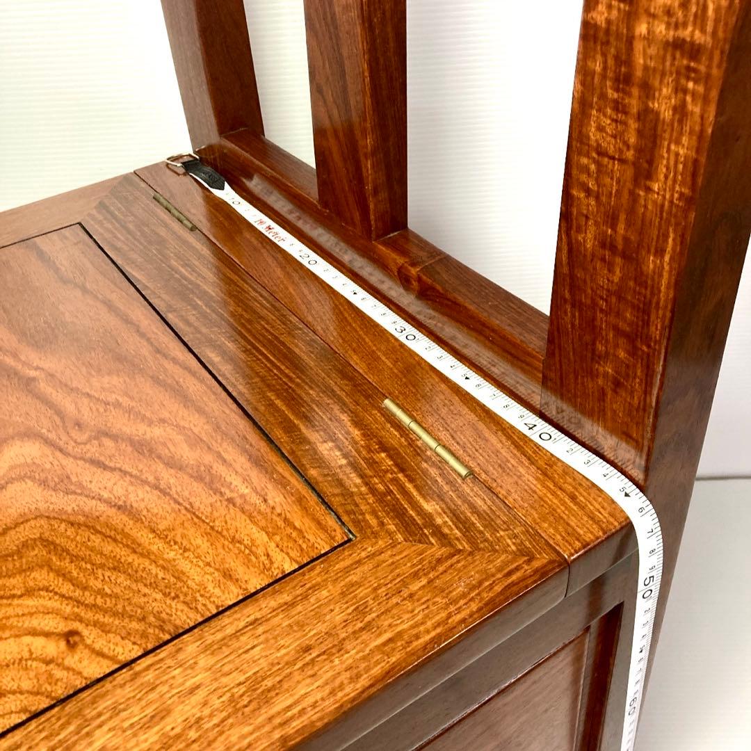 【最終値引✨】花梨 無垢 ダイニングチェア 回転 囲炉裏 チェア セット売り限定