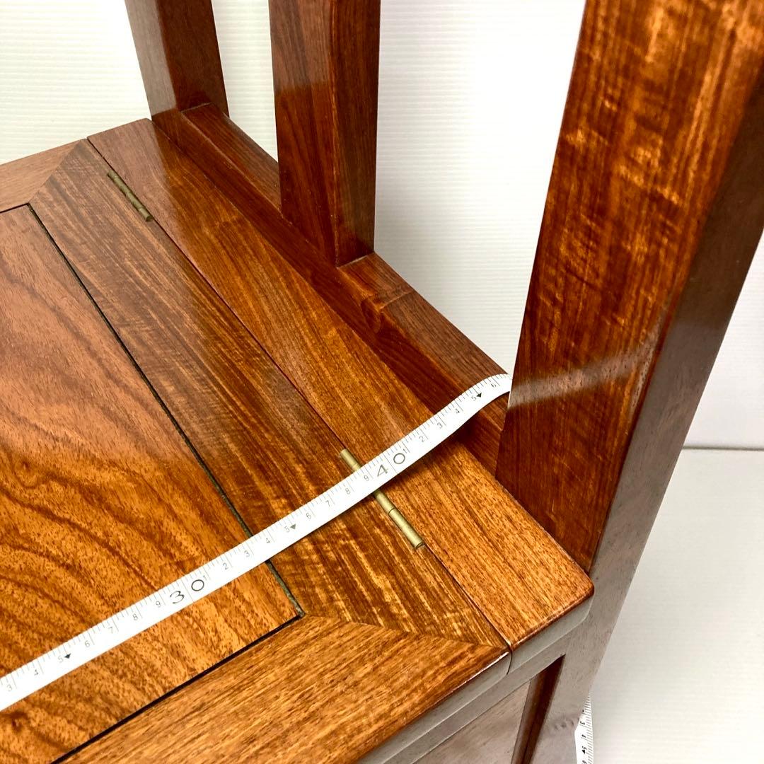 【最終値引✨】花梨 無垢 ダイニングチェア 回転 囲炉裏 チェア セット売り限定