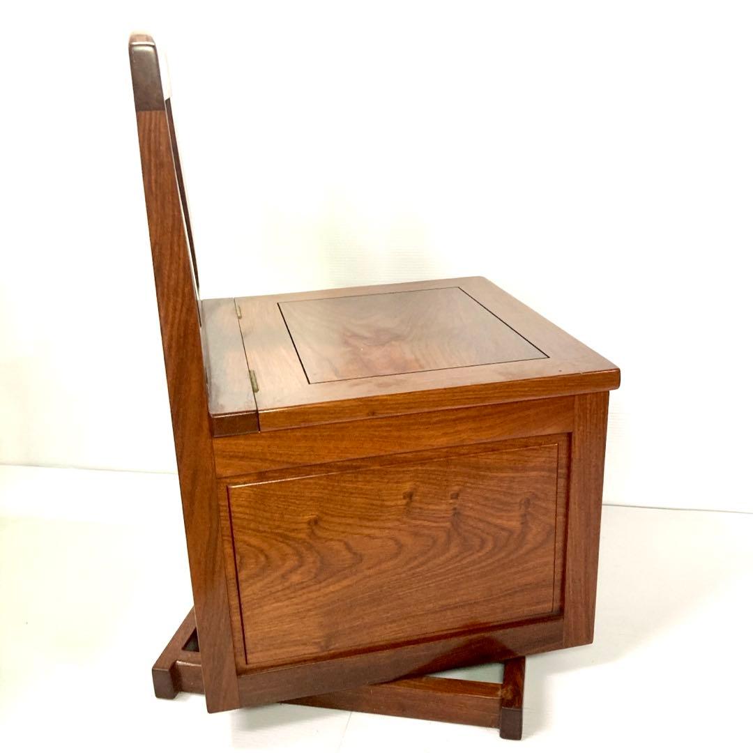 【最終値引✨】花梨 無垢 ダイニングチェア 回転 囲炉裏 チェア セット売り限定