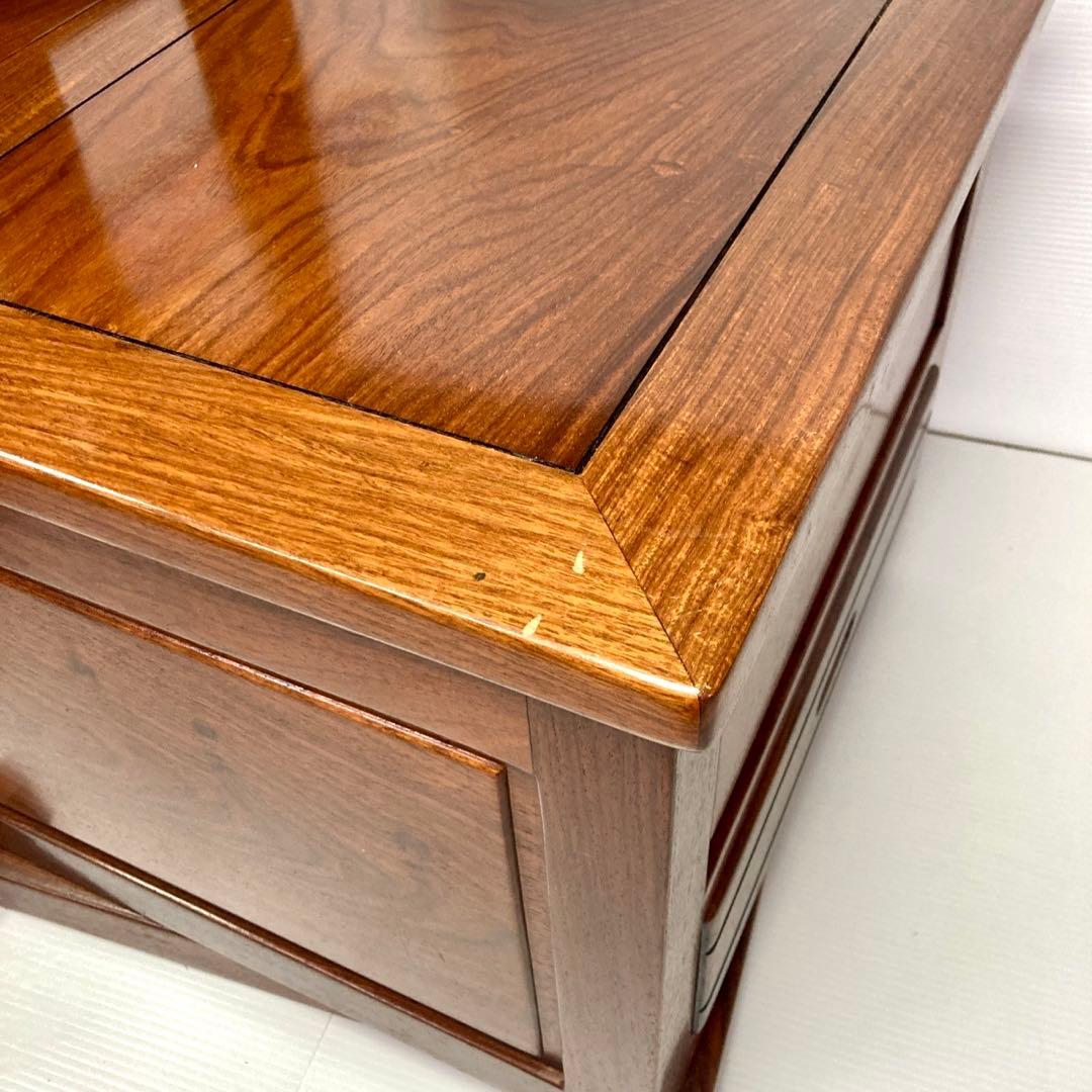 【最終値引✨】花梨 無垢 ダイニングチェア 回転 囲炉裏 チェア セット売り限定