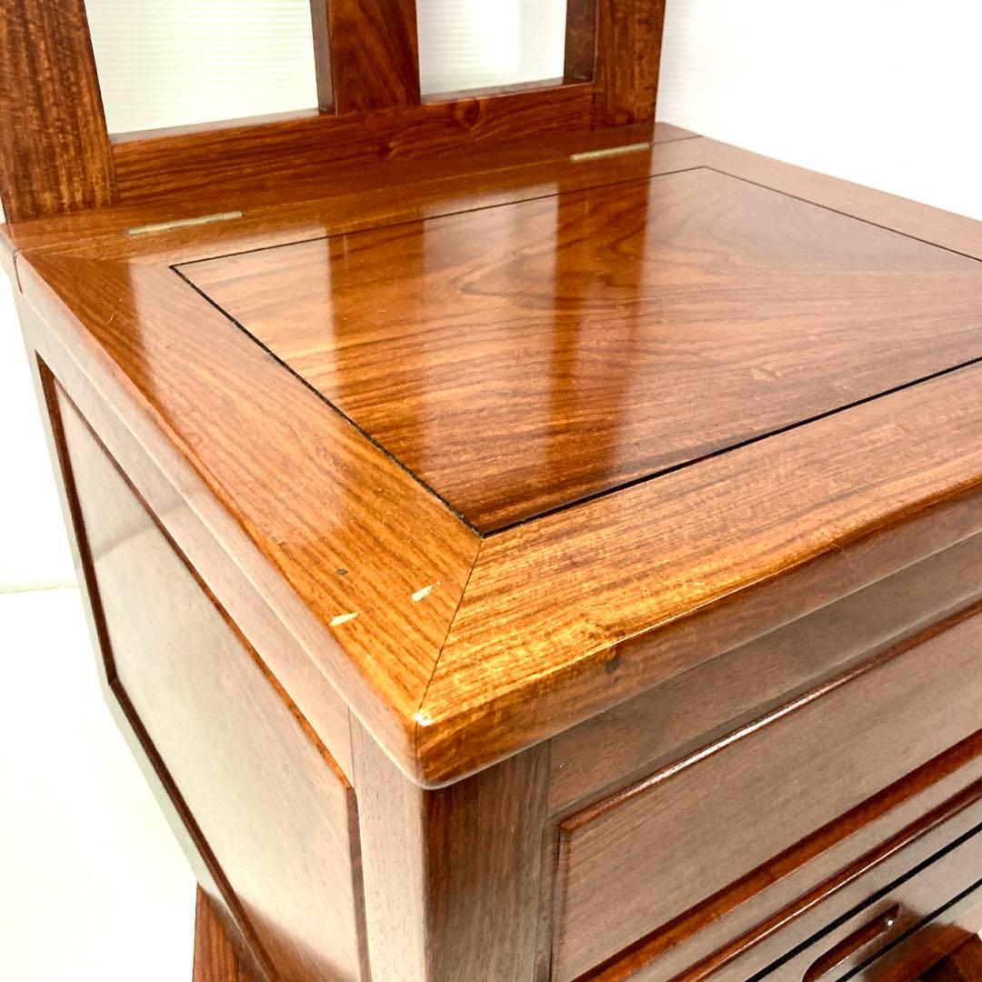 【最終値引✨】花梨 無垢 ダイニングチェア 回転 囲炉裏 チェア セット売り限定