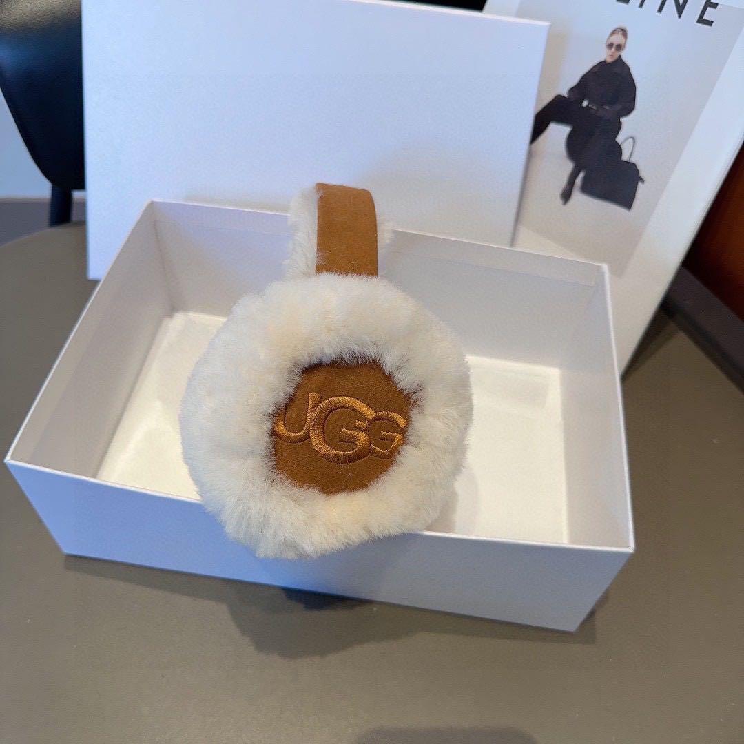 凜*様 UGG シープスキンイヤーマフ[アグ] 秋冬 耳を保暖 ブラウン