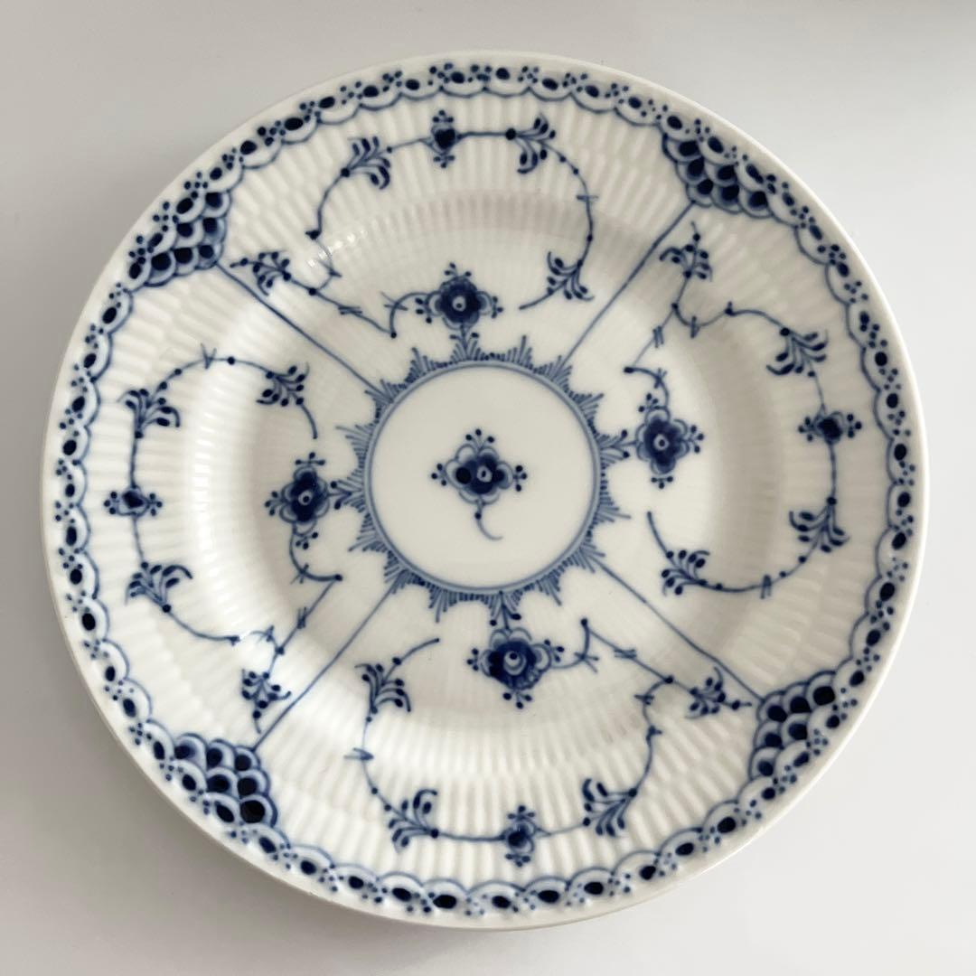 ロイヤルコペンハーゲン ブルーフルーテッド ハーフレース #574プレート2枚②