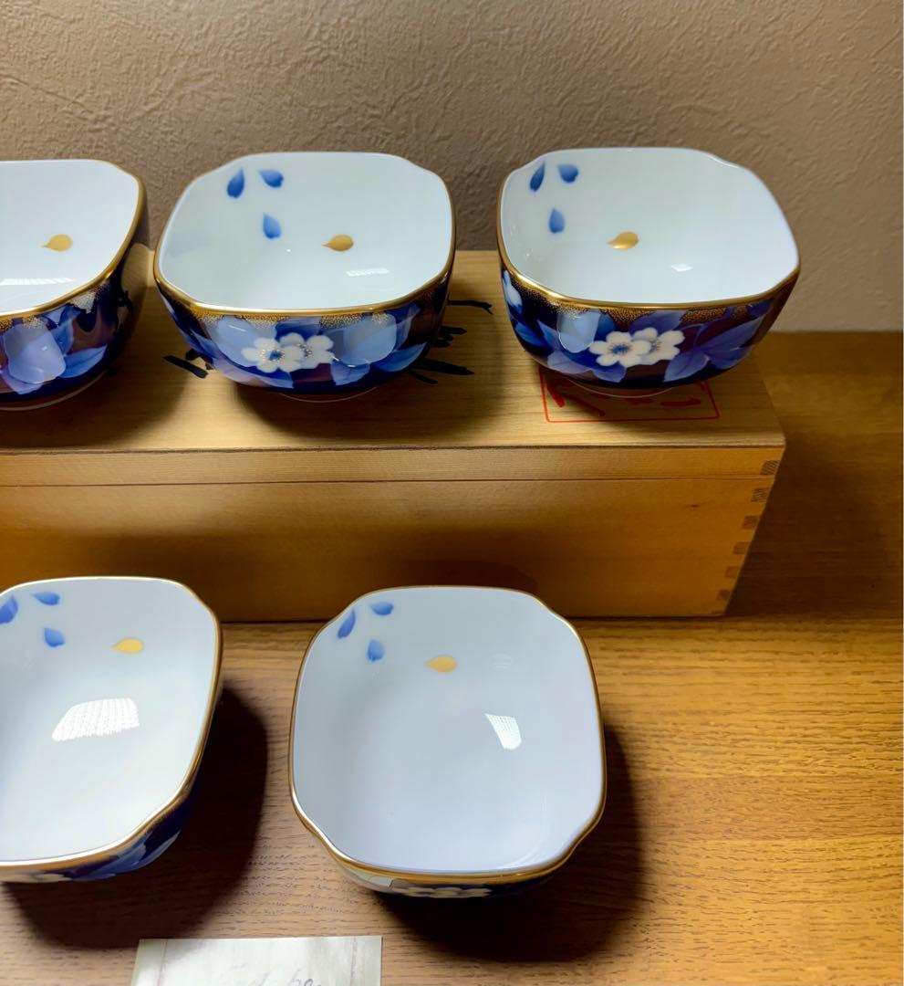 411 Noritake 乃りたけ　小鉢揃　五客セット　未使用品　共箱
