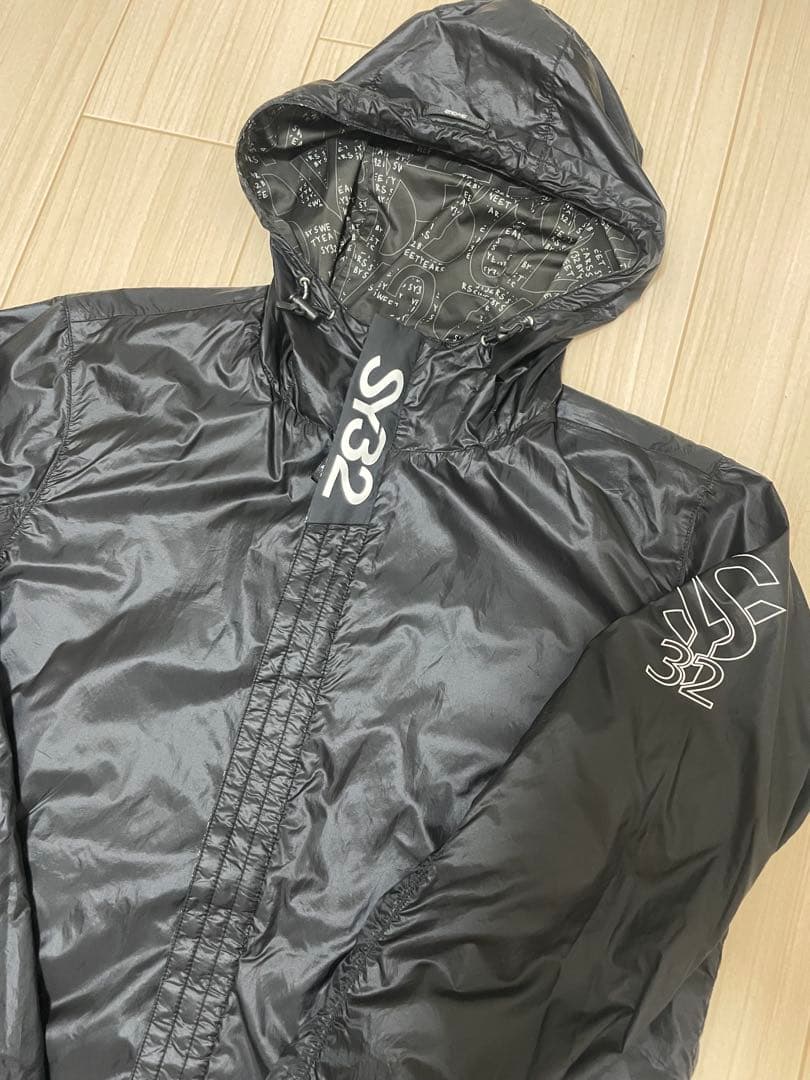 【美品】SY32 ナイロンジャケット リバーシブル 黒 Mサイズ