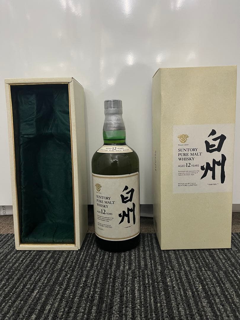 【未開栓　パラフィルム付】SUNTORY 白州 12年 ピュアモルトウイスキー