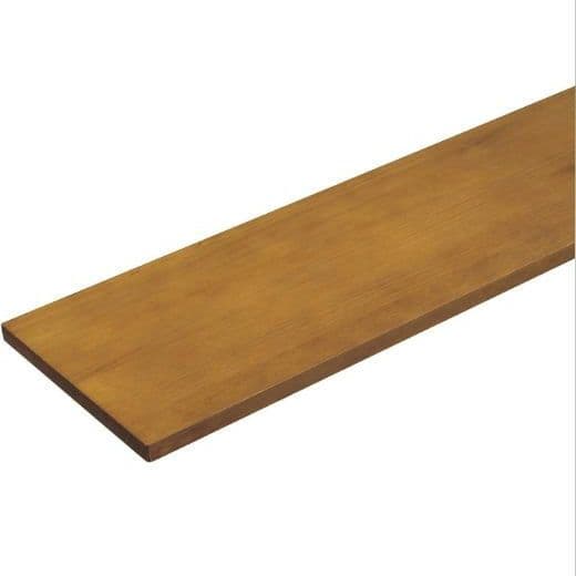 H　ウッドワン　棚板　ニュージーパイン無垢材　ミディアムブラウン色　糸面　YK