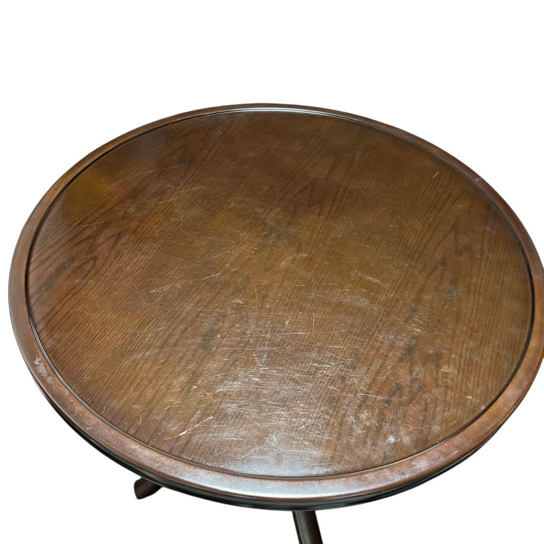 秋田木工 ダイニングテーブル T-130 丸テーブル 75cm 曲木 天然木