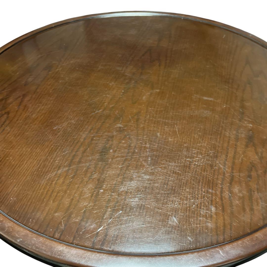 秋田木工 ダイニングテーブル T-130 丸テーブル 75cm 曲木 天然木