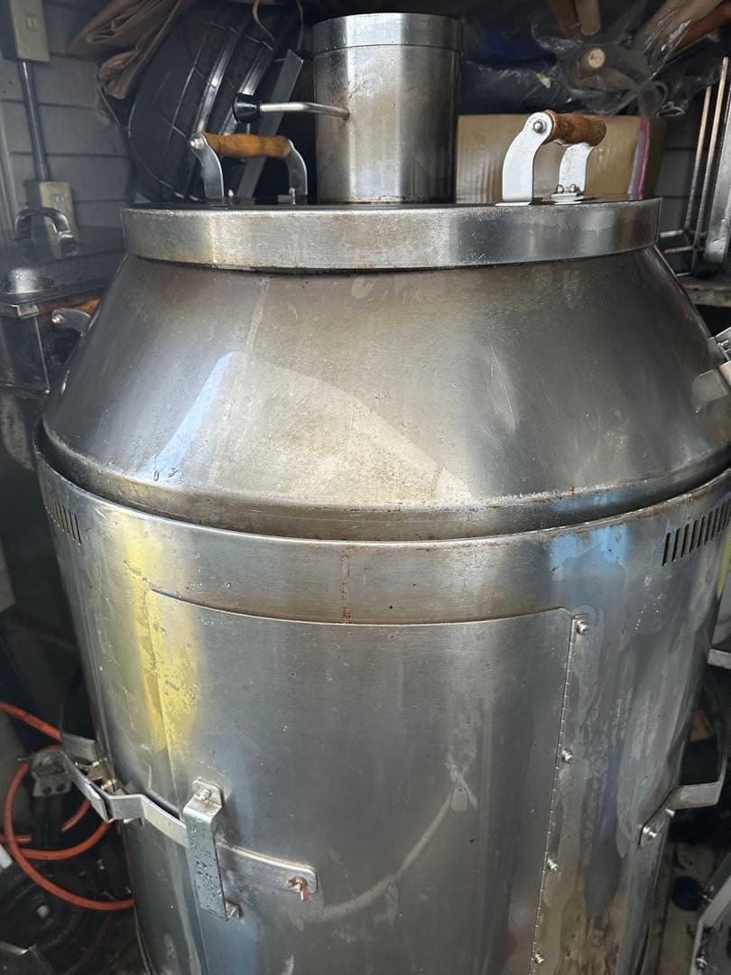 カモ焼釜 都市ガス 中古品 直接引取りのみ