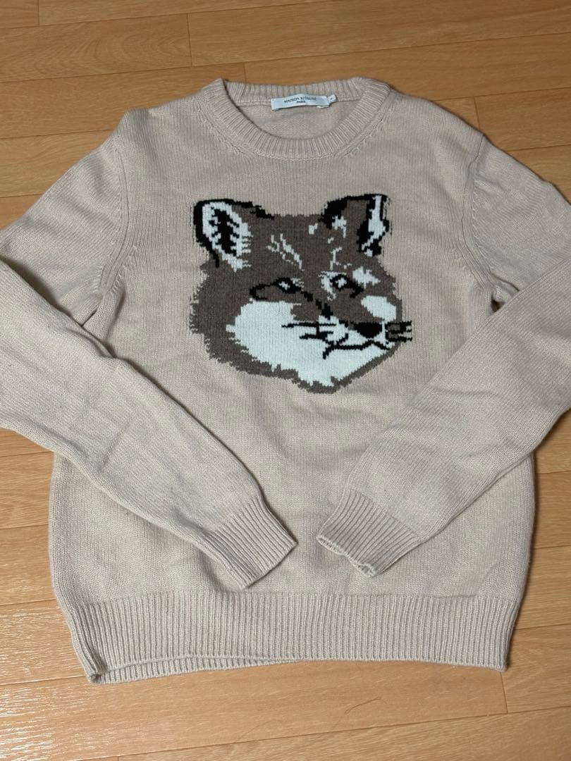 【月さま専用】メゾンキツネ ニット レディース ベージュ S