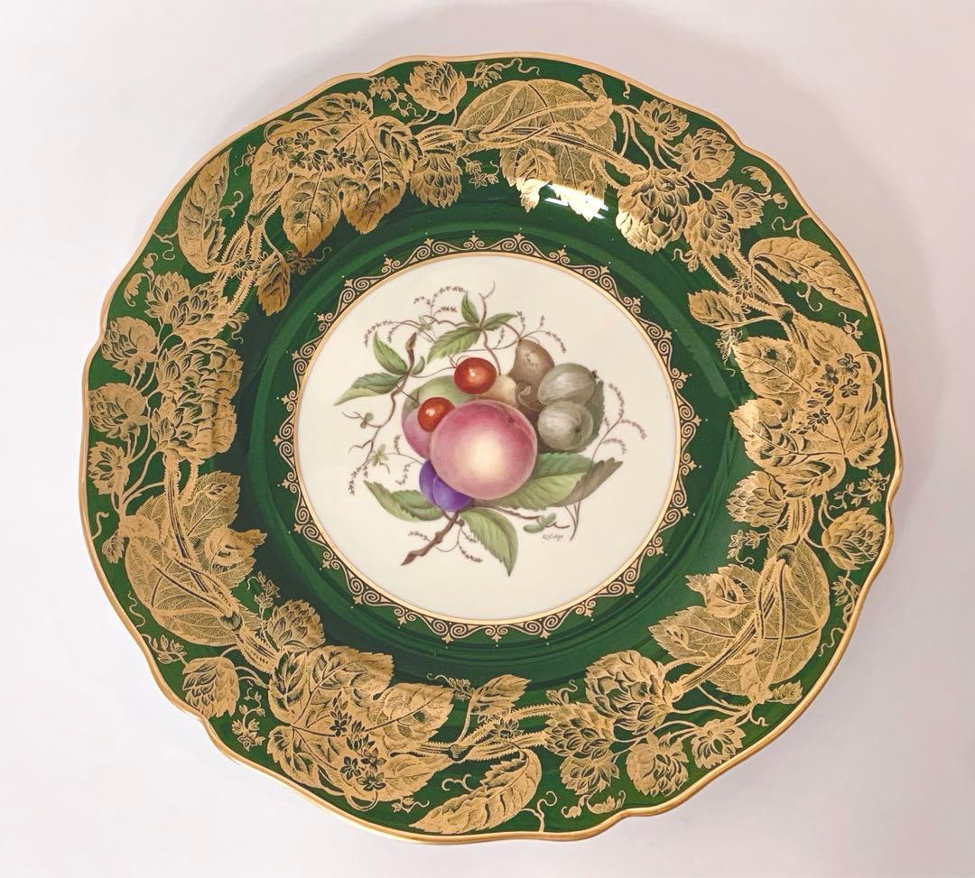 スポード 飾り皿① SPODEプレート イギリスアンティーク ヴィクトリア時代