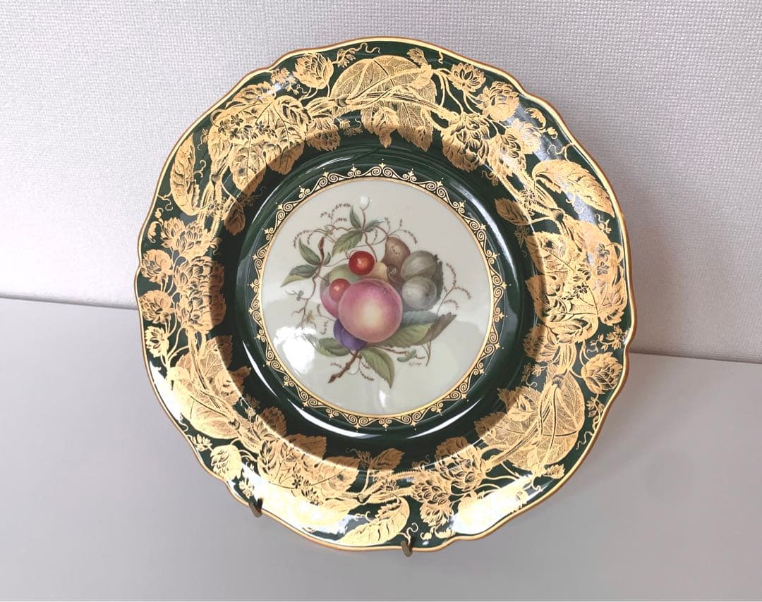 スポード 飾り皿① SPODEプレート イギリスアンティーク ヴィクトリア時代