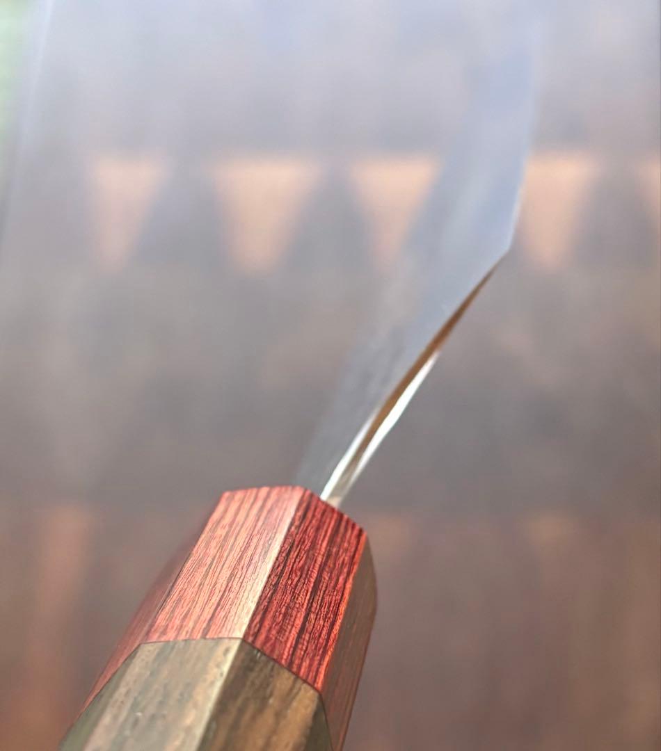 黒崎優　閃光　鋭　切付　筋引　包丁 270mm 紫檀　粉末ハイス