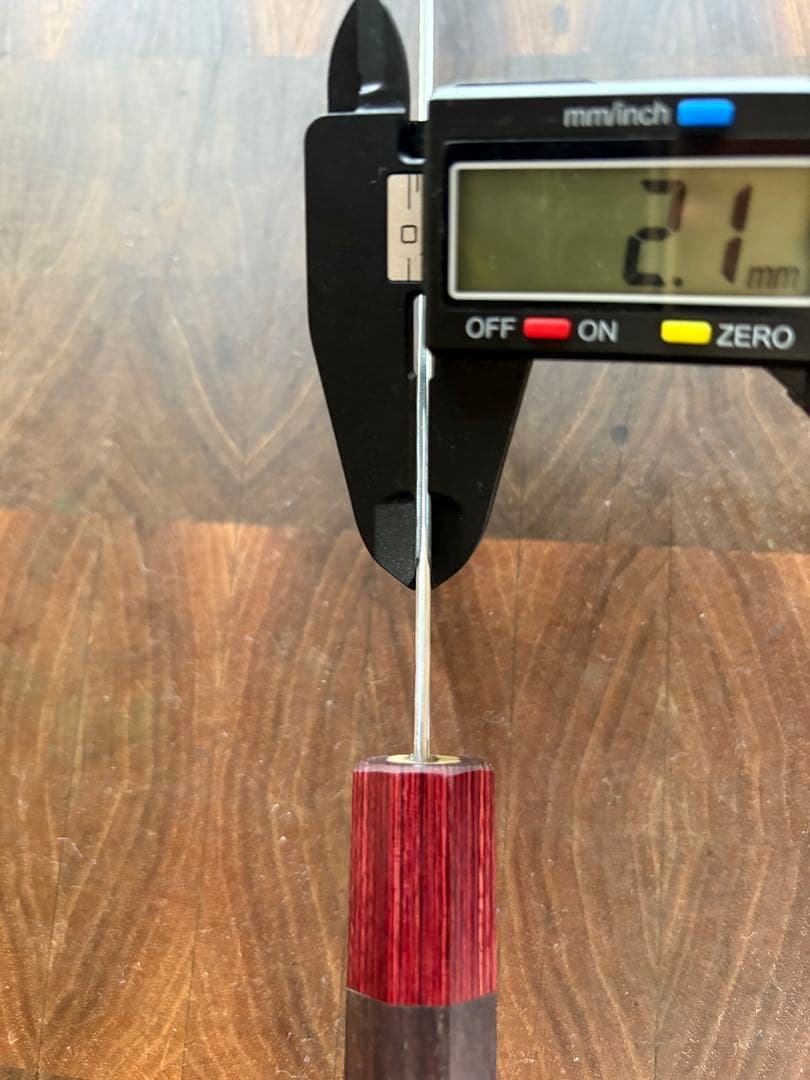 黒崎優　閃光　鋭　切付　筋引　包丁 270mm 紫檀　粉末ハイス