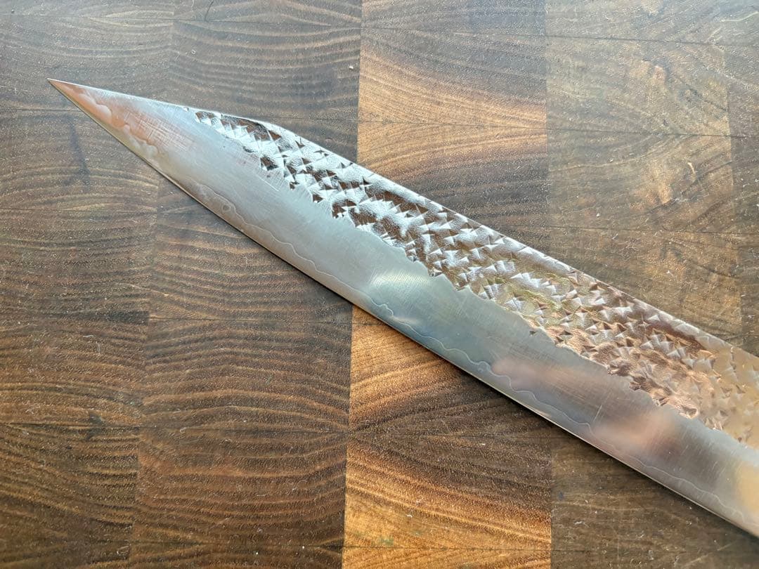 黒崎優　閃光　鋭　切付　筋引　包丁 270mm 紫檀　粉末ハイス