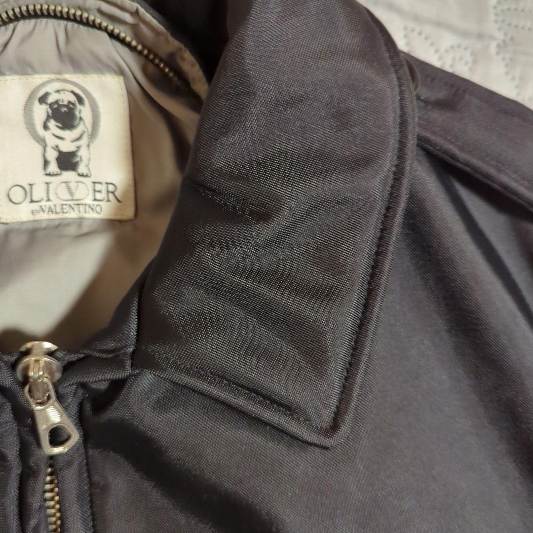 80s〜90s　オリヴァーバレンチノ　イタリア製　ブルゾン　Aライン　ブラック