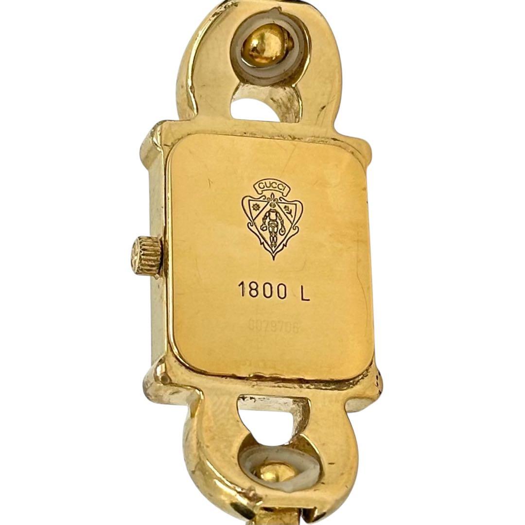 グッチ　腕時計　チェンジベルト　クオーツ　1800L ゴールド　レディース