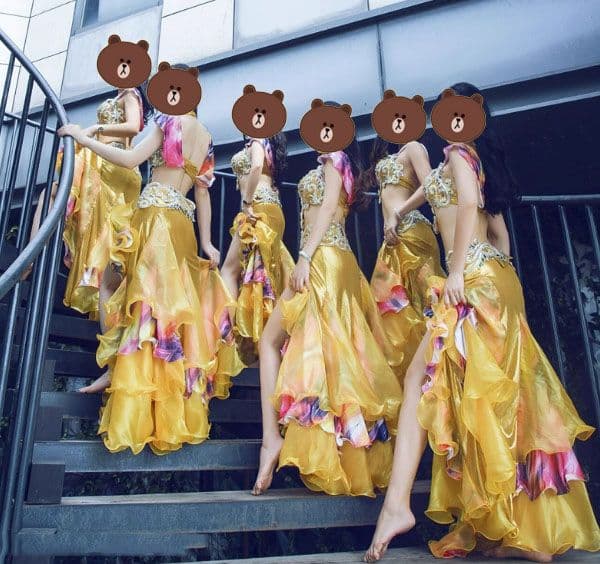 び〜　ブラ&ベルトのみ　ベリーダンス衣装 セットアップオーダーサイズ